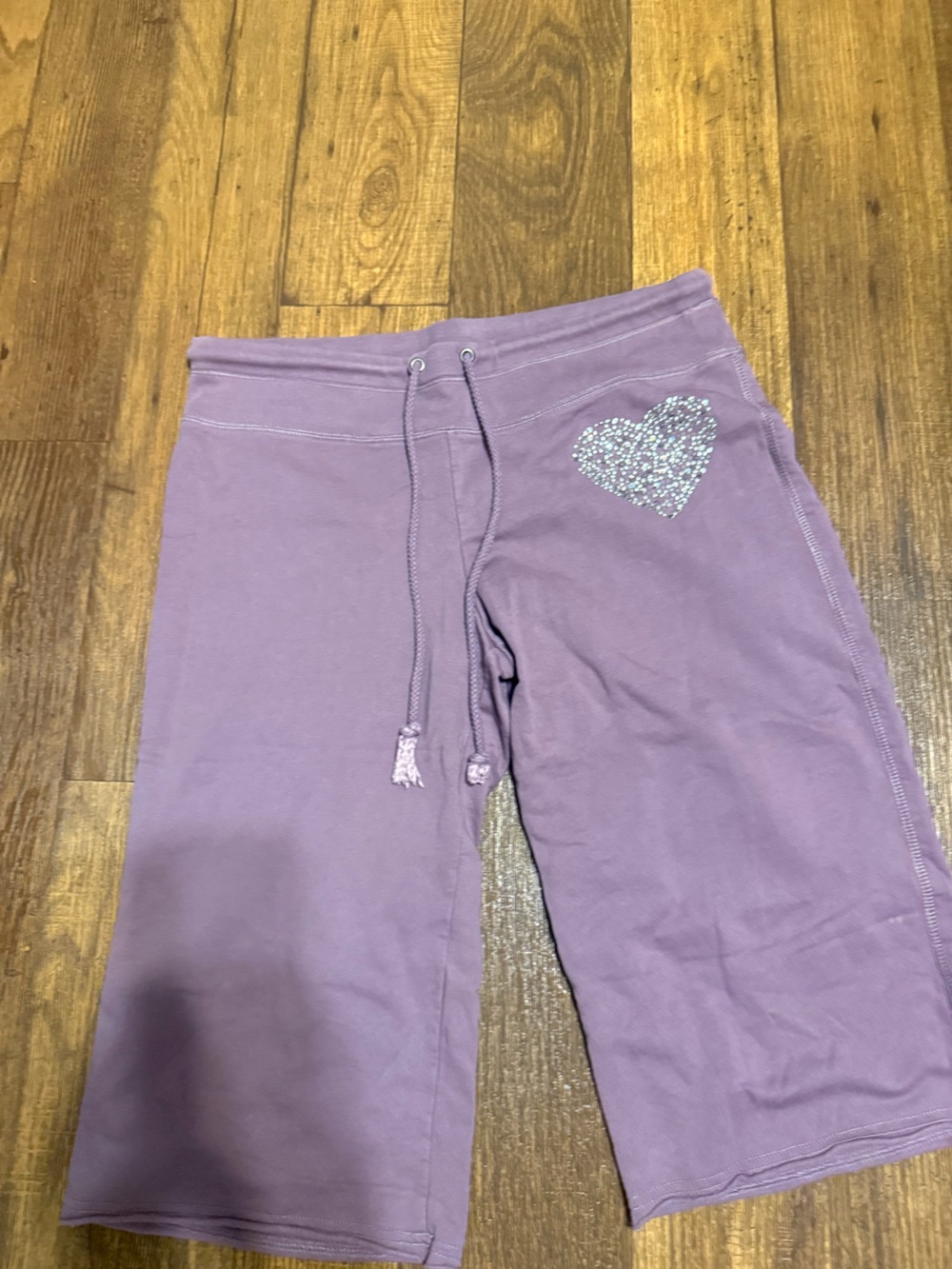 True vintage deadstock y2k capri sacred heart pants